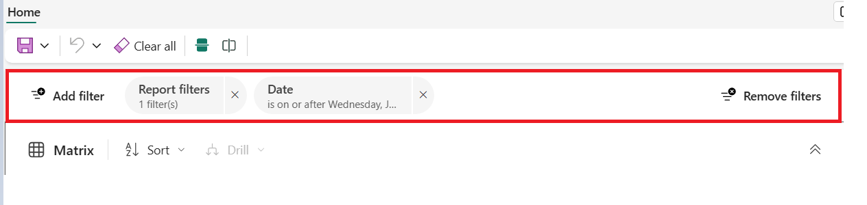 Solved: How to stop overriding report level filter on serv ...