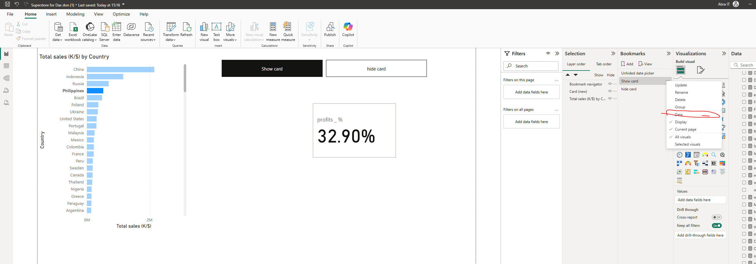 Solved: Graphics and bookmarks - Microsoft Fabric Community