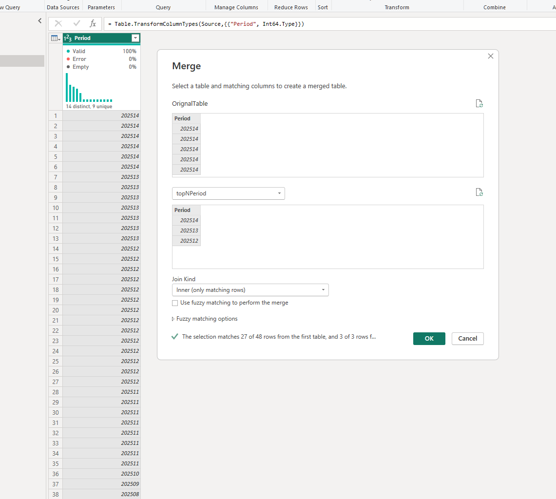Solved: Filter Top N values in query with number column. - Microsoft ...