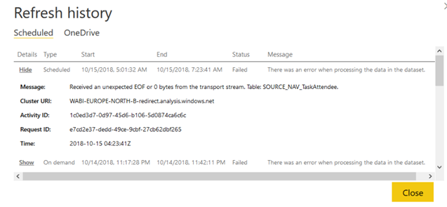Something went wrong Unable to save the report - Microsoft Fabric Community
