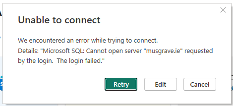 Solved: cannot connect to azure sql db from powerbi deskto ...