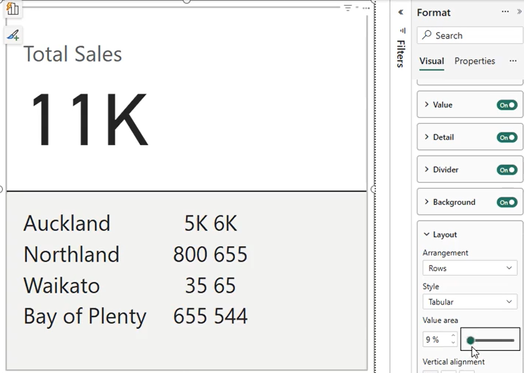 New Card Visual > Details > Reference Labels > Tab... - Microsoft ...