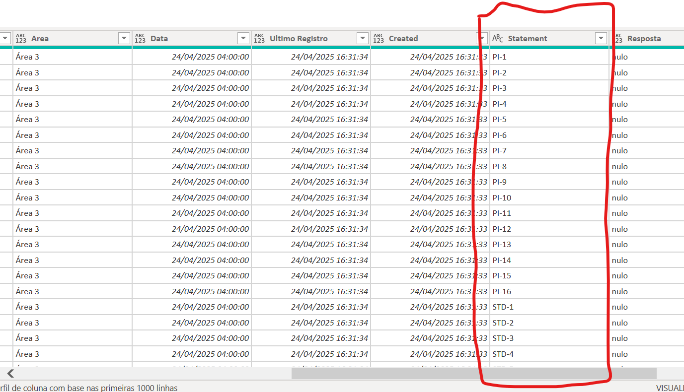 Solved: Change the order of the matrix columns - Microsoft Fabric Community
