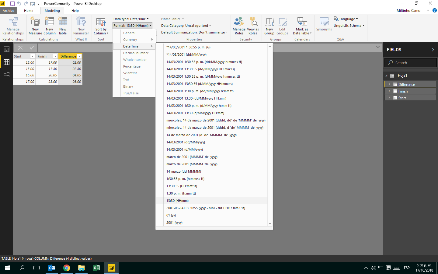 Solved: Difference between 2 times - Microsoft Fabric Community