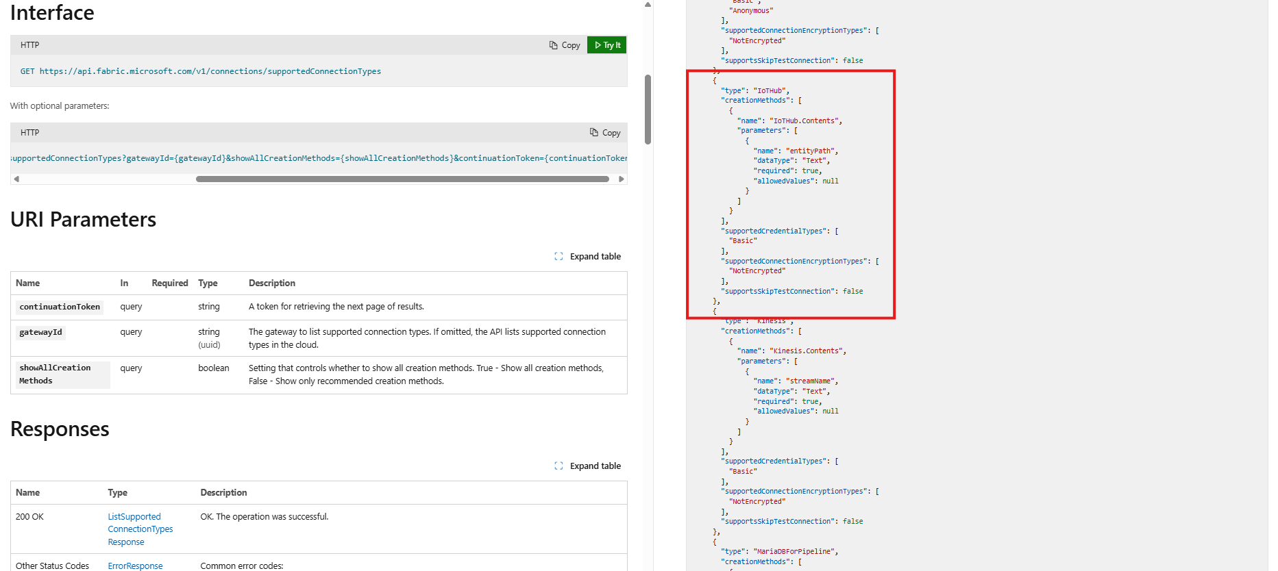 Solved: Create a IoTHub Connection Using MS Fabric API - Microsoft ...