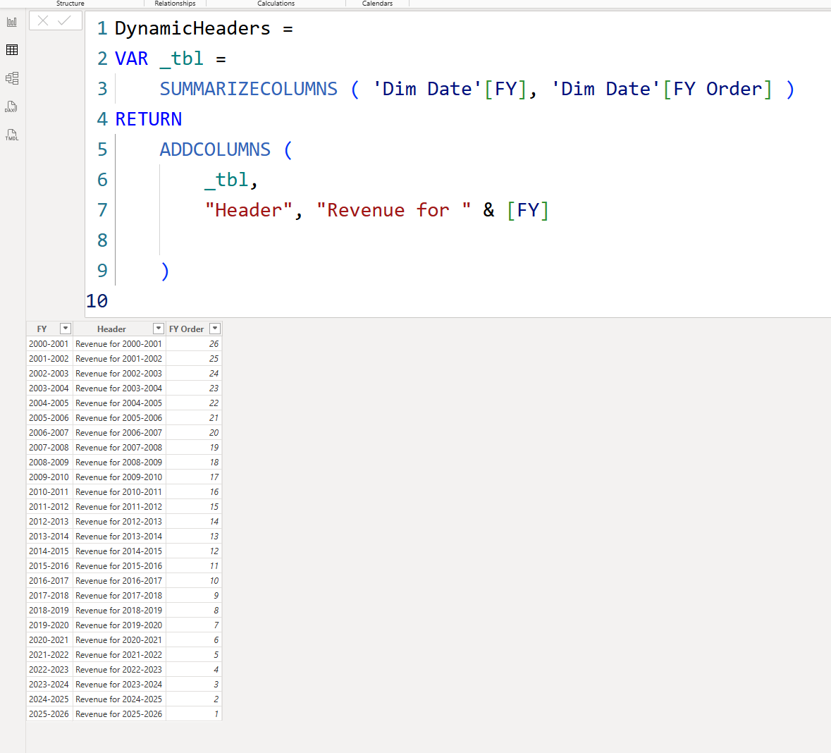 Solved: Dynamic column headers based on a slicer selection ...