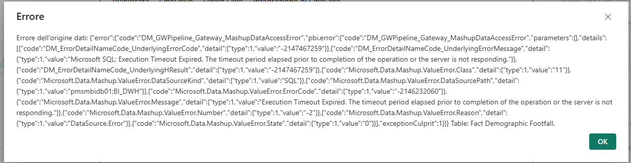 Solved: Dataset refresh error - timeout - Microsoft Fabric Community