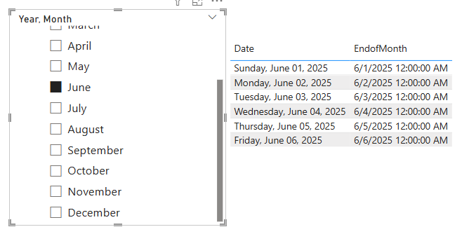 The last month of EndofMonth function is replaced ... - Microsoft ...