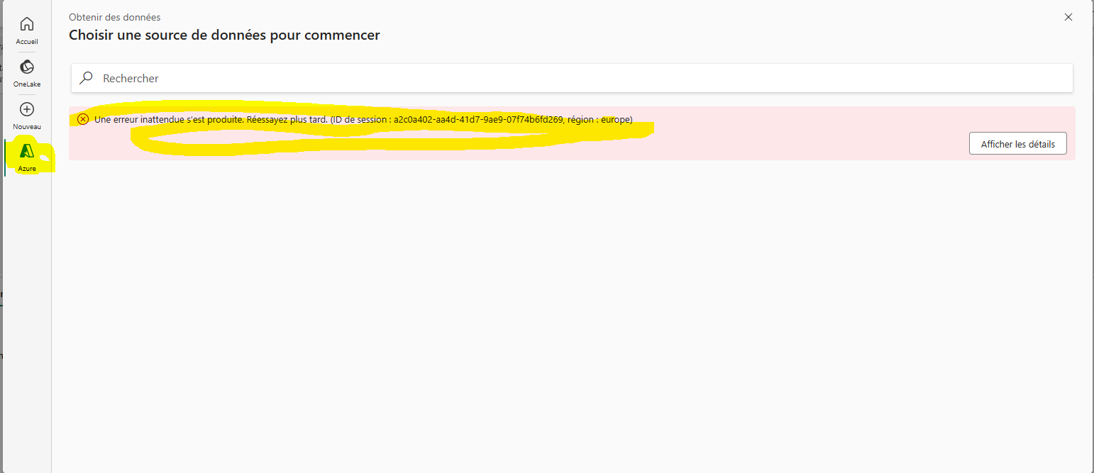 Solved: Persistent Error When Connecting to Azure Data Sou ...