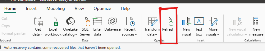 Power BI Refresh? - Microsoft Fabric Community