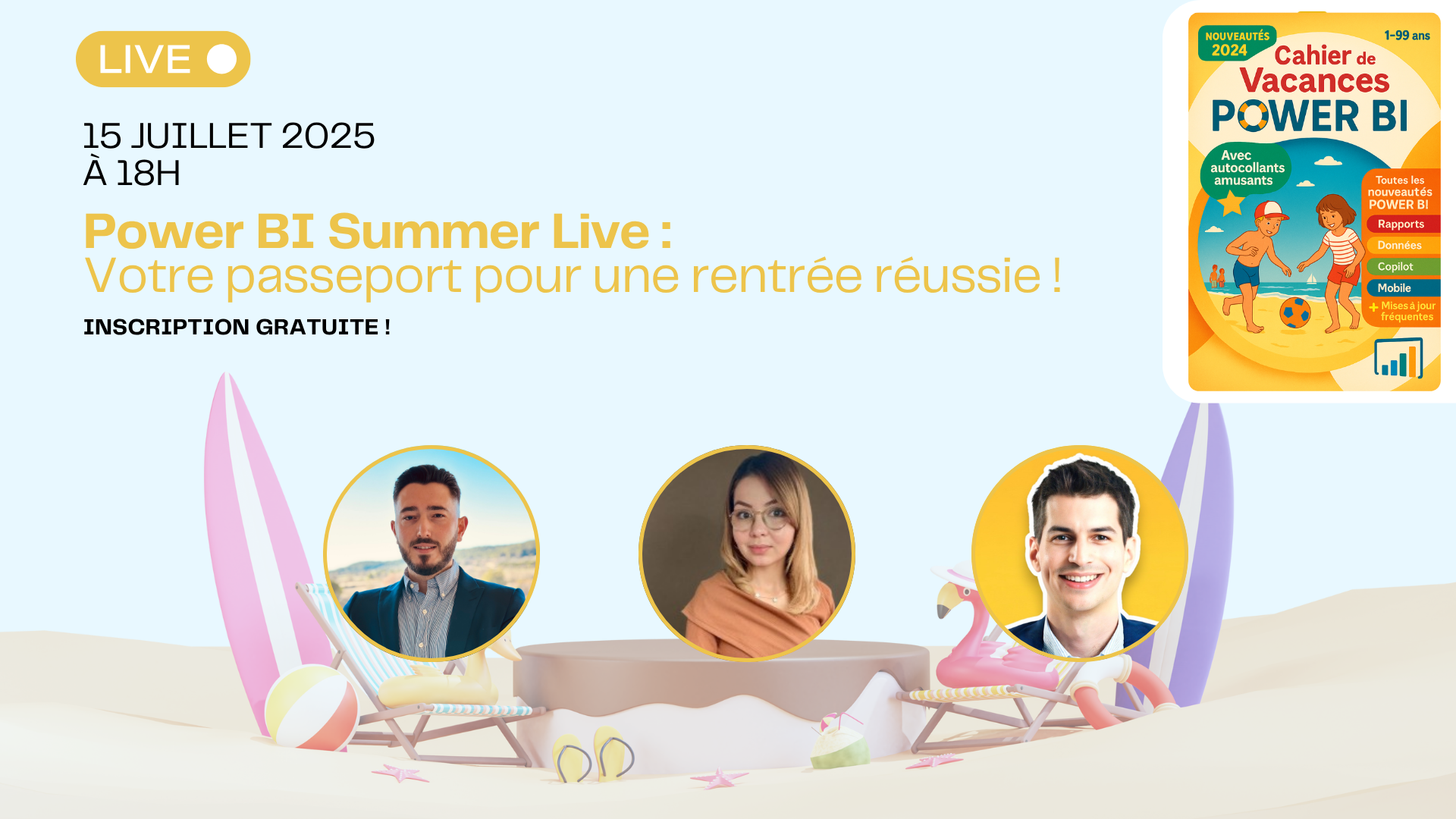 Power BI Summer Live : Votre passeport pour une rentrée réussie !