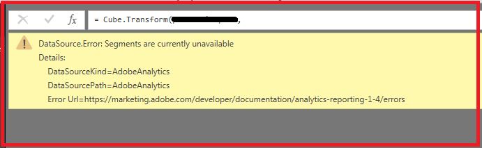 Solved: Adobe Analytics Segments not available in Power BI ...
