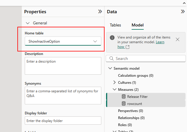 Solved: New Table - Microsoft Fabric Community