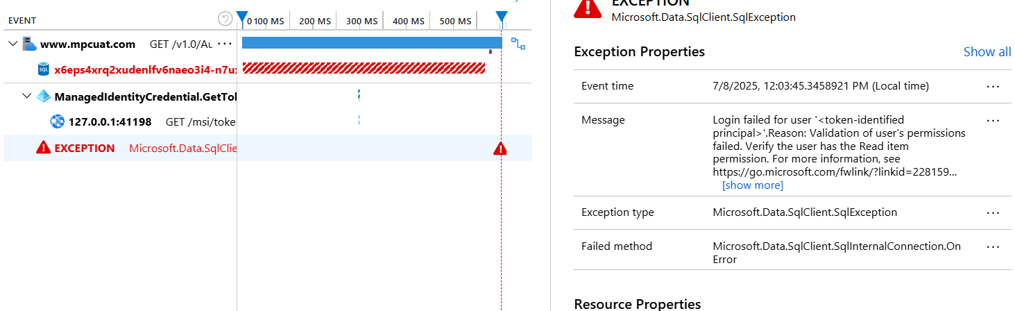 Fabric SQL database is stopped working while calli... - Microsoft ...