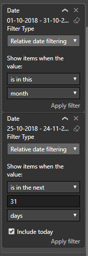 Solved: FIlter Dates - Today until end of Month - Microsoft Fabric ...