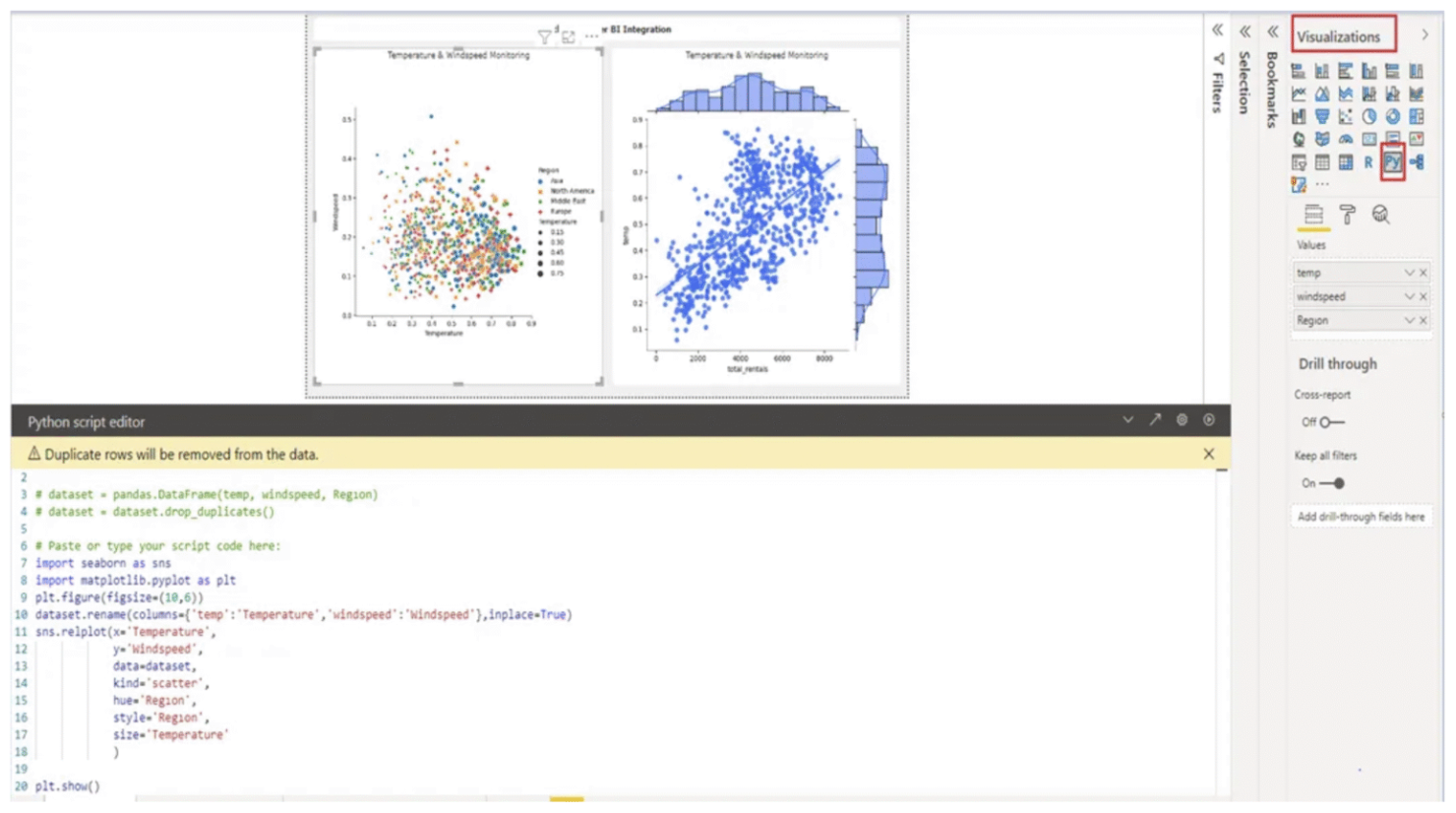 Integrate Python Scripts in Power BI - Microsoft Fabric Community