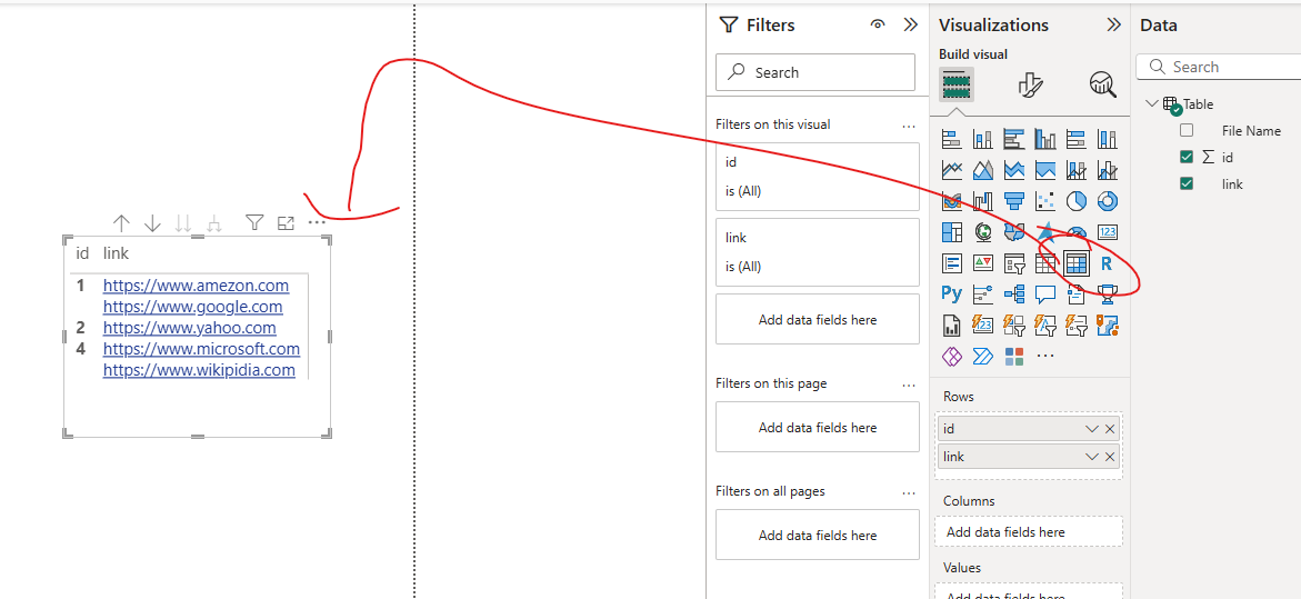 Solved: Multiple hyperlinks in single cell of power bi rep ...