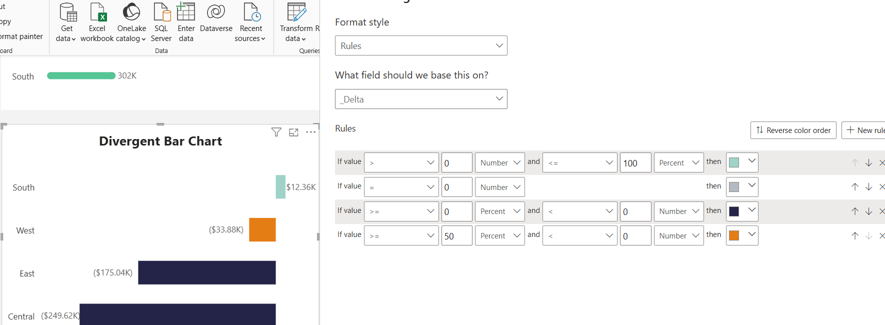 Solved: Conditional formatting based on rules - Microsoft Fabric Community