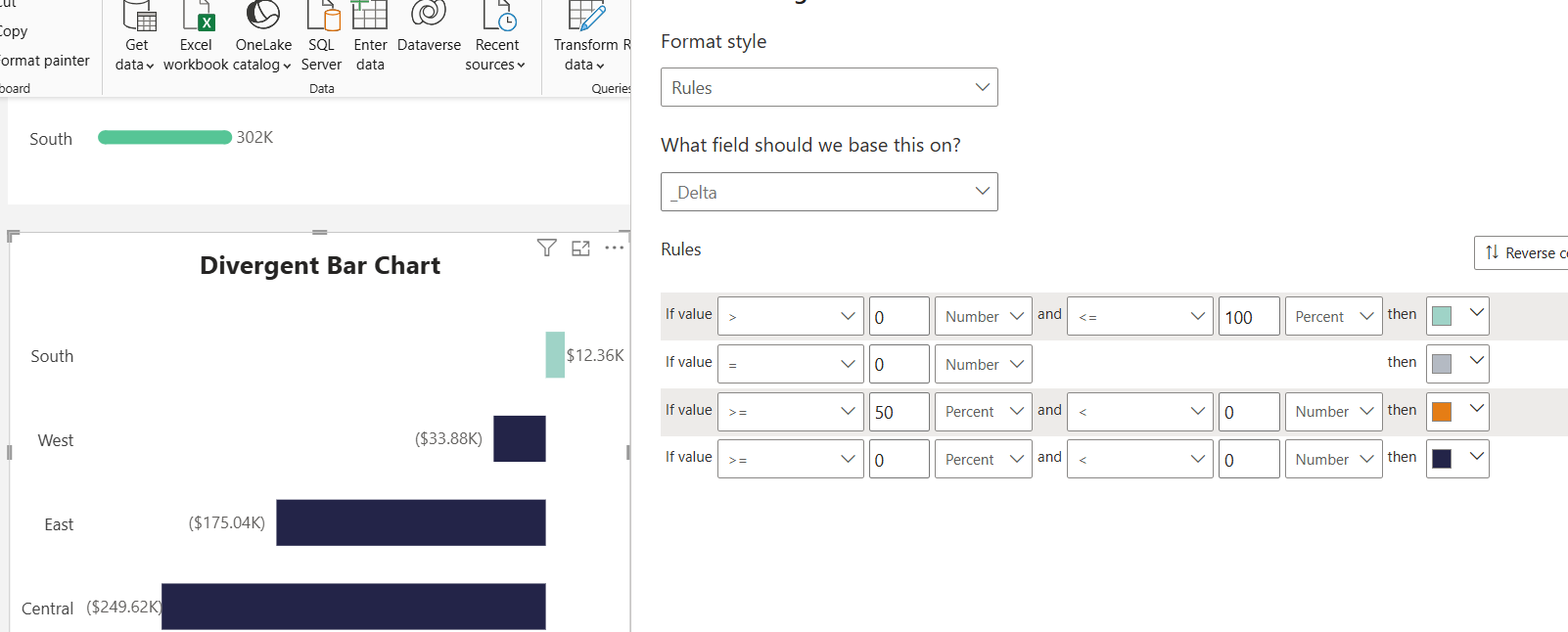 Solved: Conditional formatting based on rules - Microsoft Fabric Community