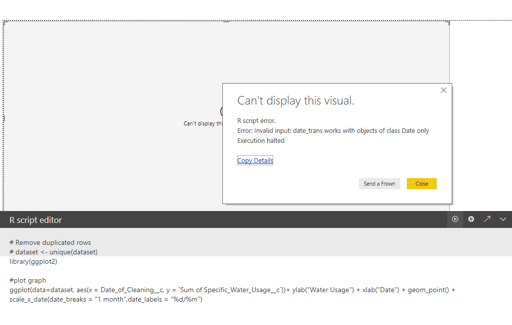 Power BI with R Scripts, issue with scale_x_date - Microsoft Fabric ...