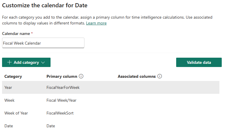 Solved: Strange behavior with custom weekly calendar - Microsoft Fabric ...