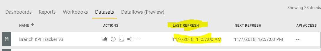 How to add Dataset's Last Refresh Date on your Pow... - Microsoft ...