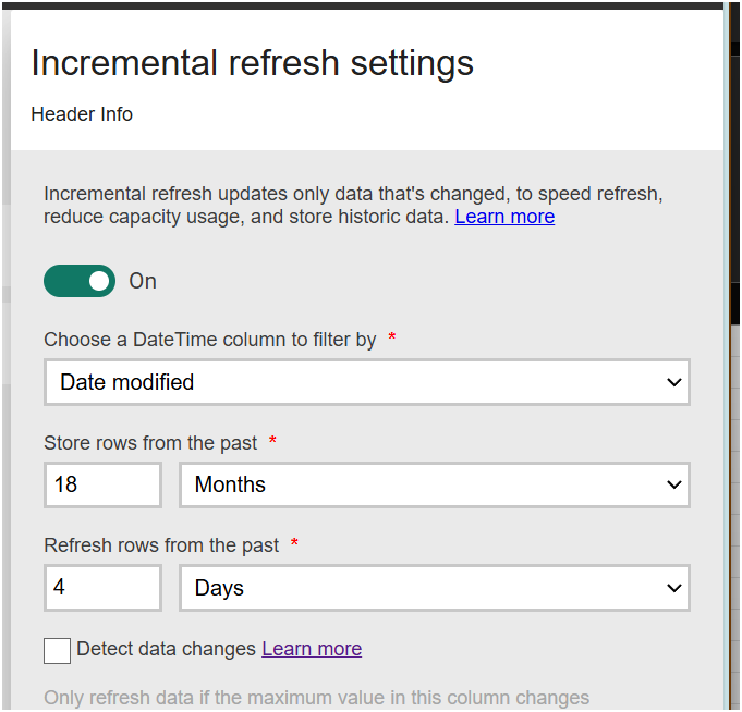 Solved: What is wrong with my incremental refresh? - Microsoft Fabric ...