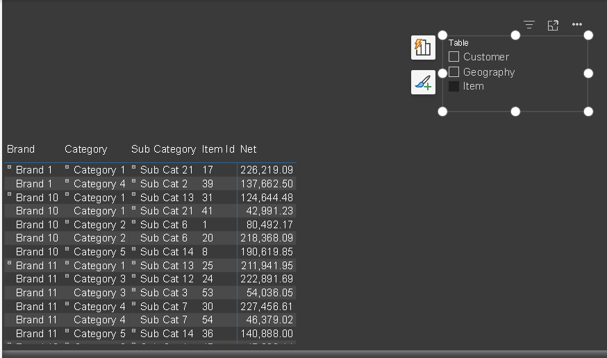 Dynamic Table Columns Based on Table Name Slicer - Microsoft Fabric ...