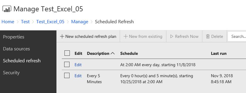 Report Server - Scheduled Refresh Plan and Data So... - Microsoft ...