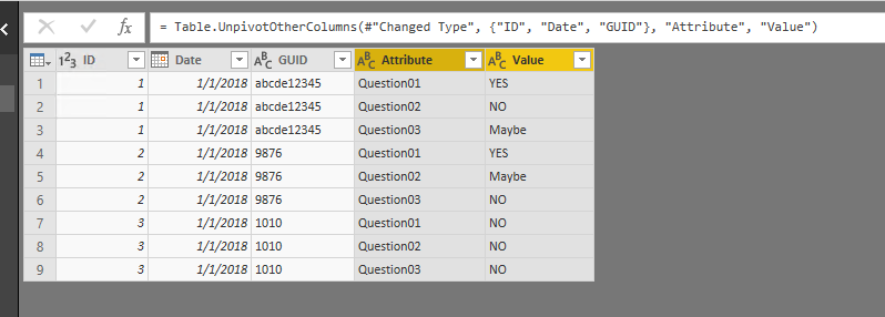 Solved: How to Transpose part of a table - Microsoft Fabric Community