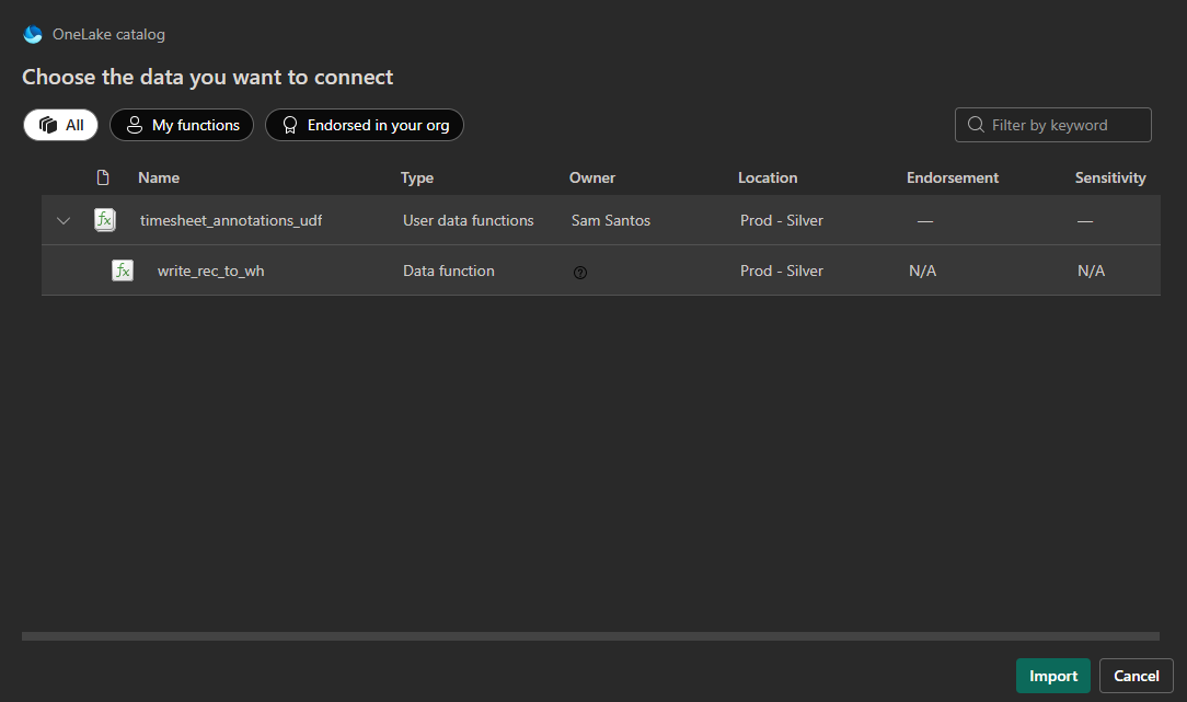Solved: Data function Button for running User Defined Func ...