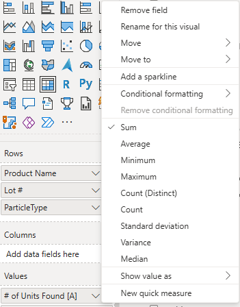 Solved: Stop Data Aggregation on a Matrix - Microsoft Fabric Community