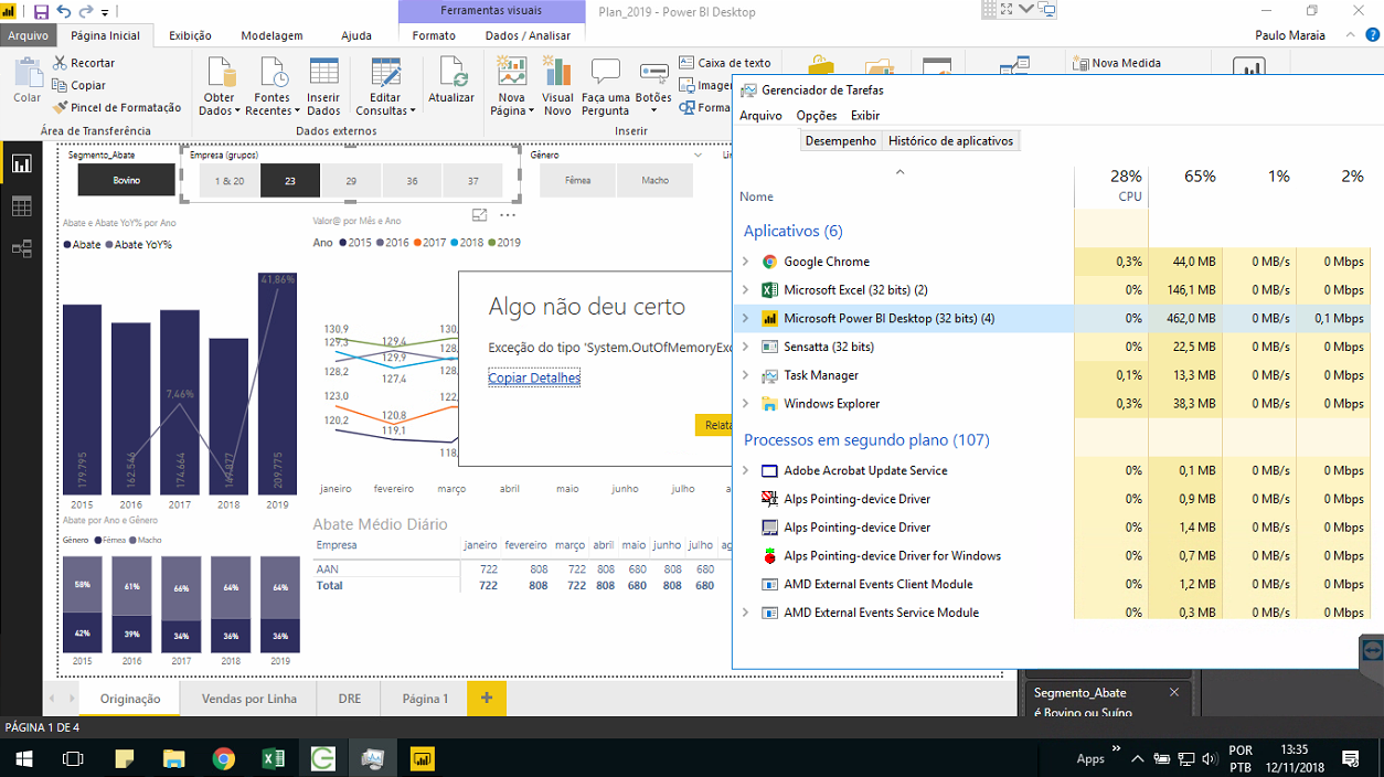 power bi desktop closing - Microsoft Fabric Community