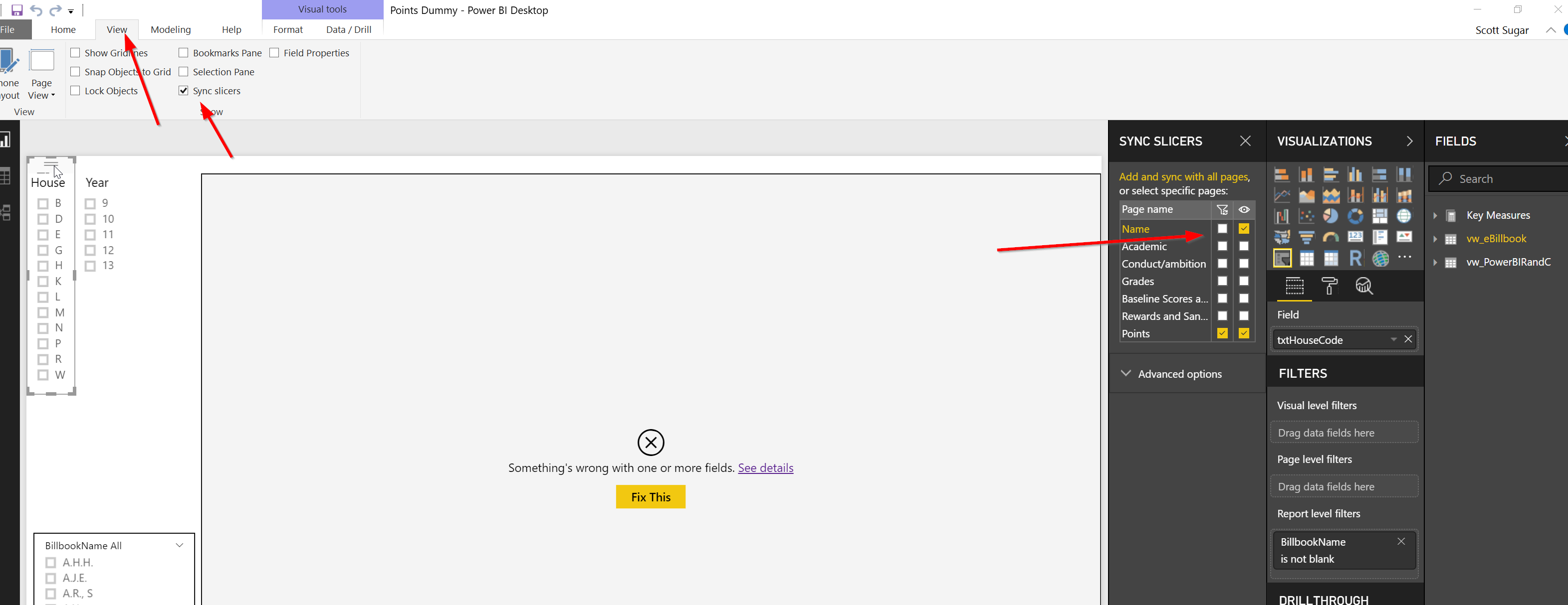 Solved: Multiple Slicer syncing issues - Microsoft Fabric Community