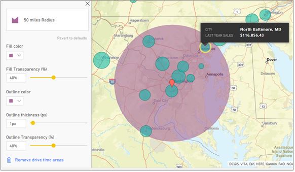 Map with Range of distance - Microsoft Fabric Community
