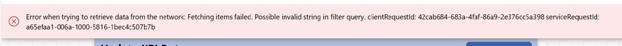 Solved: error on retrieving data from sharepoint lists usi ...