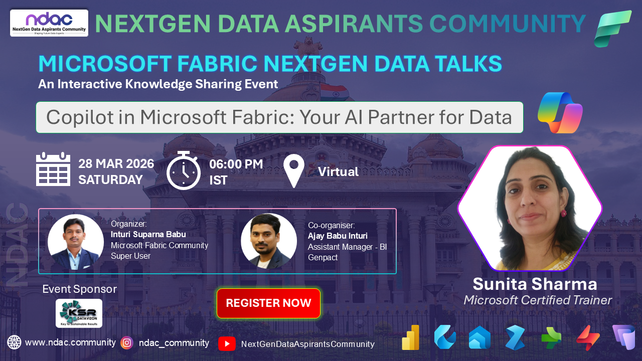 Copilot in Microsoft Fabric: Your AI Partner for Data - NDAC Event