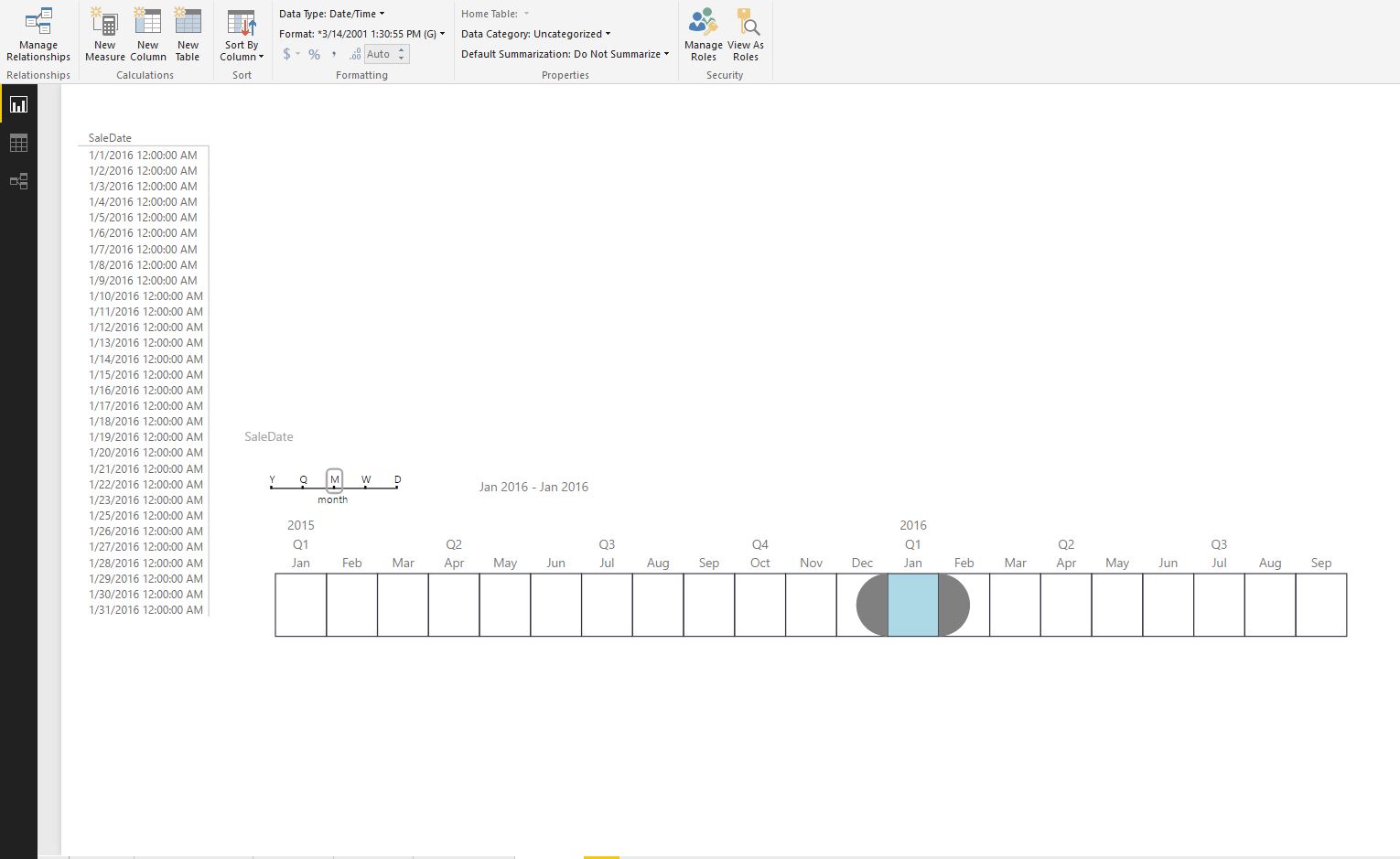 Solved: Timeline Issue - Microsoft Fabric Community