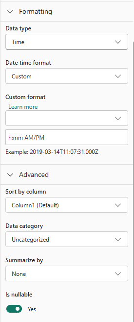 Solved: Format a Time Column - Microsoft Fabric Community