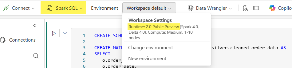 Solved: Unable to create Materialized Lake Views in Fabric ...