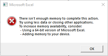 Solved: Out of Memory exception - Microsoft Fabric Community