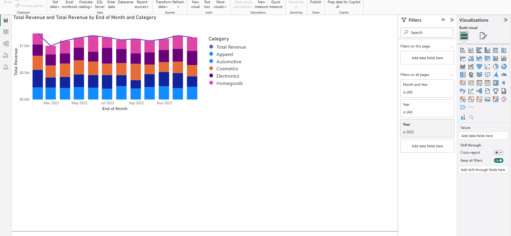 Solved: Legend Format for Line Column Chart - Microsoft Fabric Community
