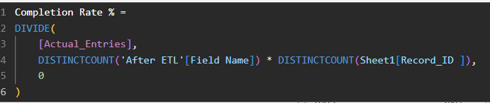 Displaying Table Fields as Rows in DirectQuery - Microsoft Fabric Community