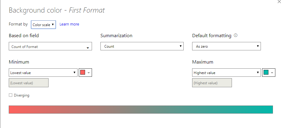 Conditional formatting based on another column - Microsoft Fabric Community