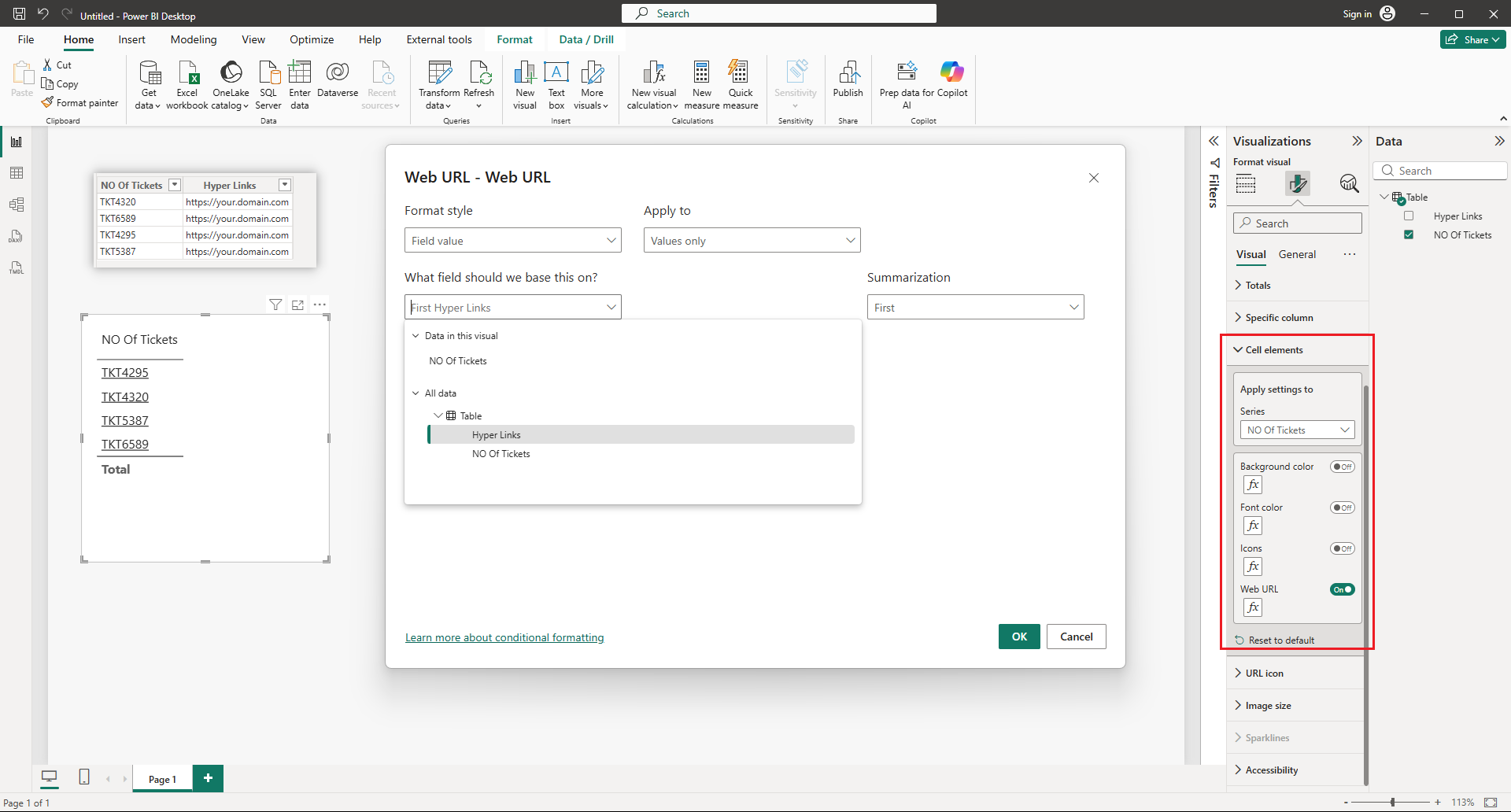 Solved: using hyperlinks in power bi - Microsoft Fabric Community