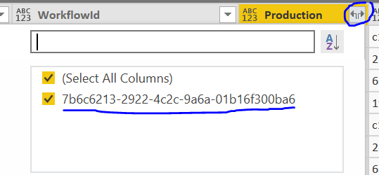 Solved: Advanced query code: pick top key name to table - Microsoft ...