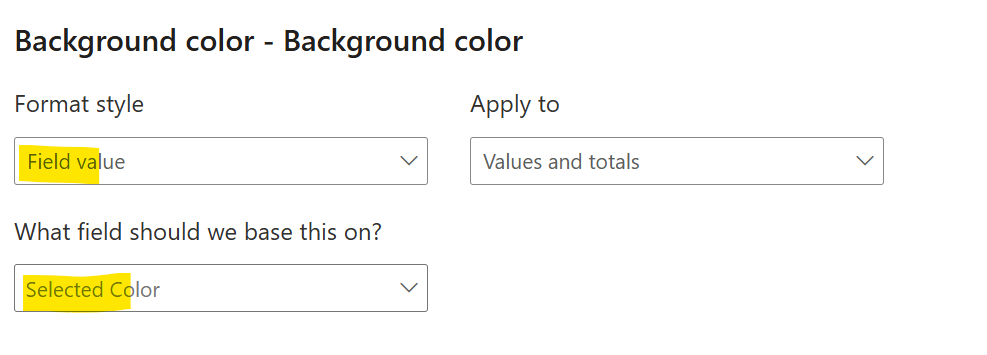 Solved: Matrix tables Alternate colors with 2 rows. - Microsoft Fabric ...