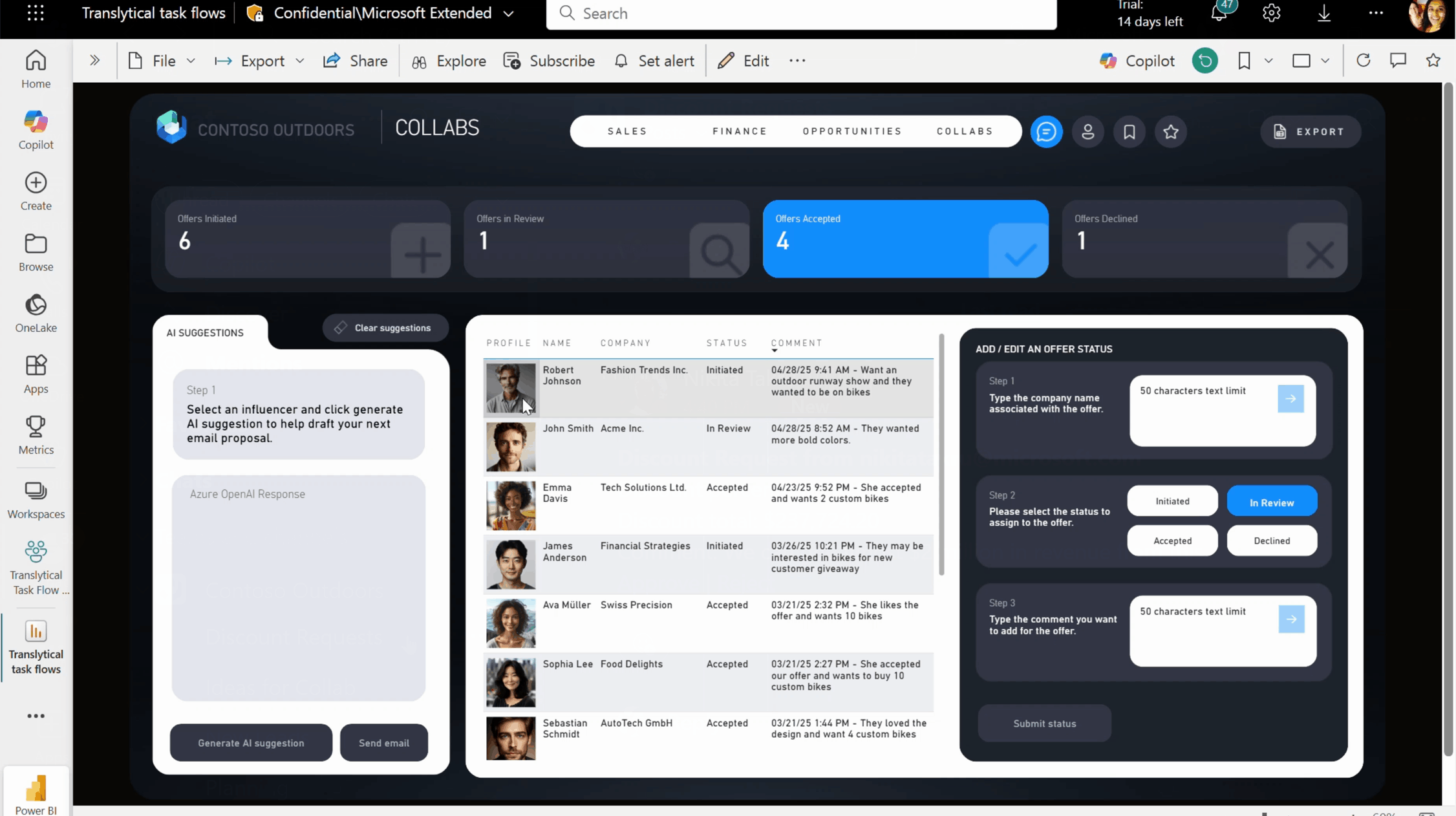 Translytical task flows (Preview) - Microsoft Fabric Community