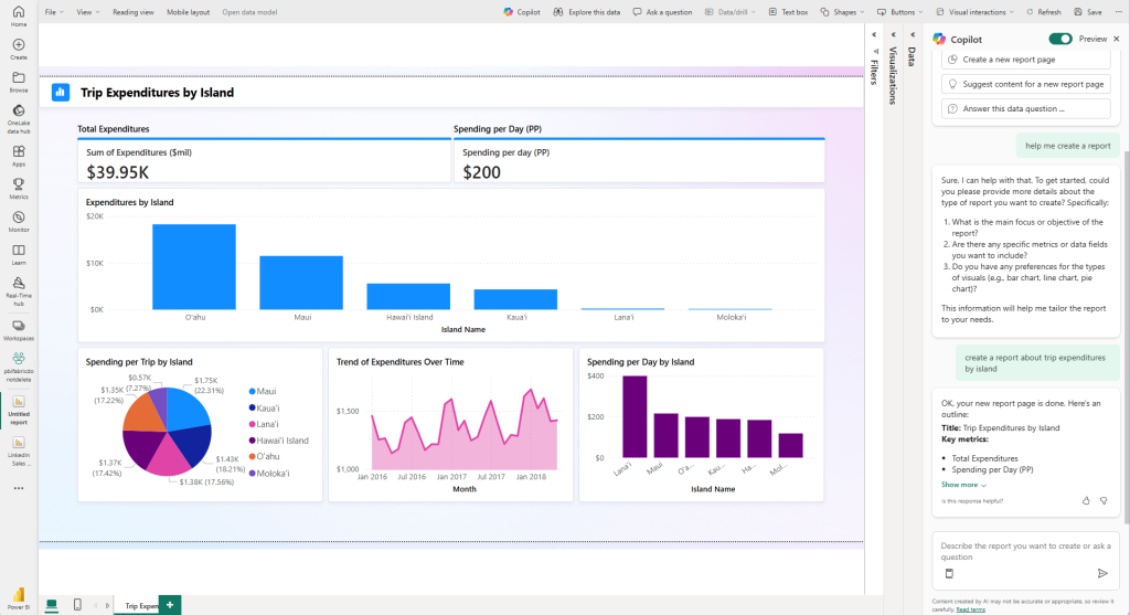 Enhanced Report Creation in the Power BI Service w... - Microsoft ...