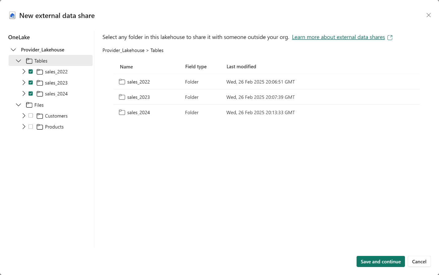 External data sharing enhancements out now - Microsoft Fabric Community
